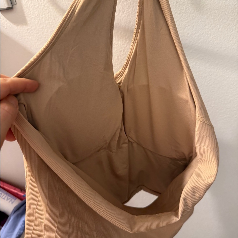 KLASSY | Beige Halter Top NWT - Picture 3 of 3